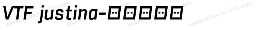 VTF justina字体转换